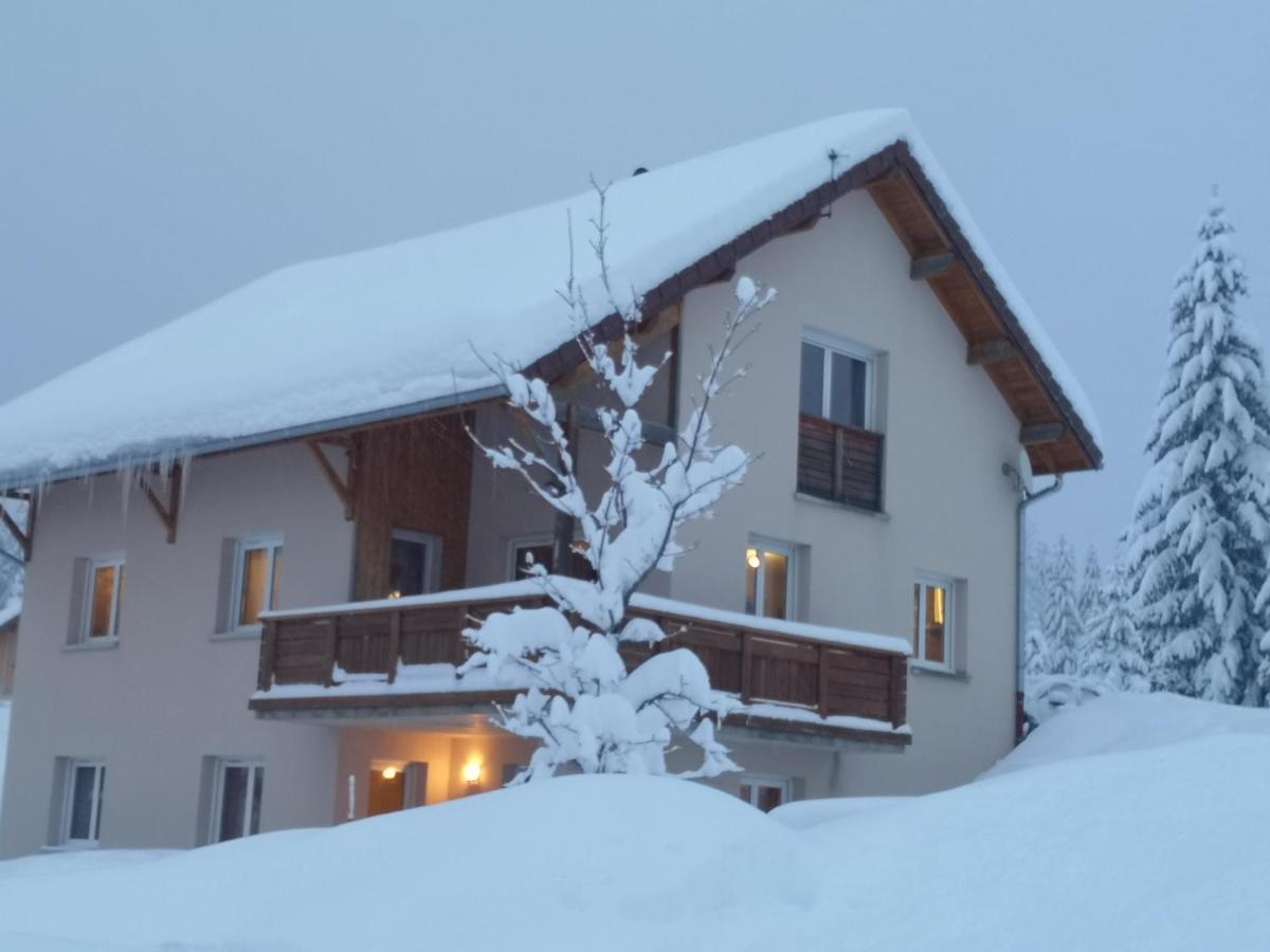 Magnifique Appartement A La Montagne Classe 4 Etoiles Chapelle des Bois Bagian luar foto